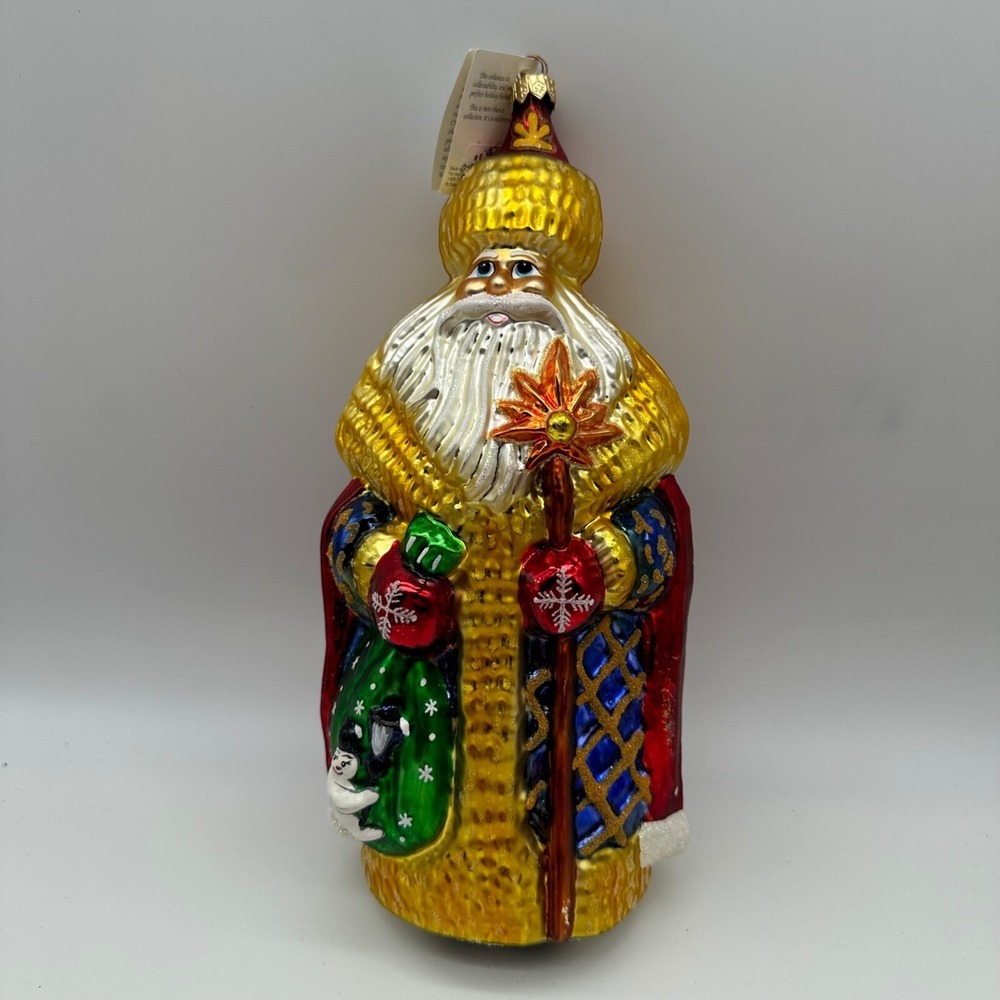 CHRISTOPHER RADKO ST PETERSBURG SANTA - SANTA COLLECTION 2010 10 inch TALL‎